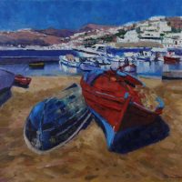 Europe_Aegean harbour 26 x 28
