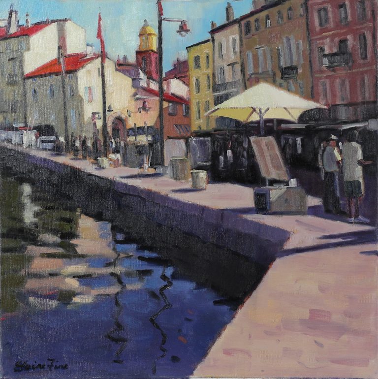 Europe_artists umbrella St Tropez 20 x 20