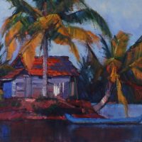 India_Keralan island 20 x 24