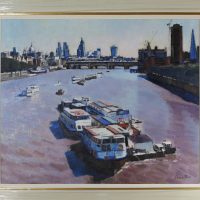 London_View from Waterloo Bridge 30 x 36