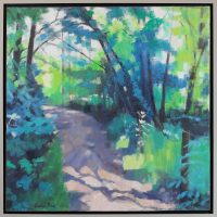 Seasons_summer dappled sunlit path 30 x 30