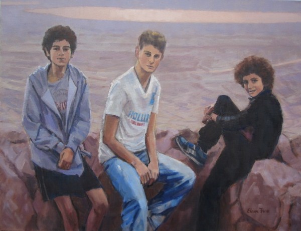 Trup brothers on Masada